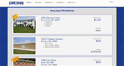 Desktop Screenshot of eplingestates.com